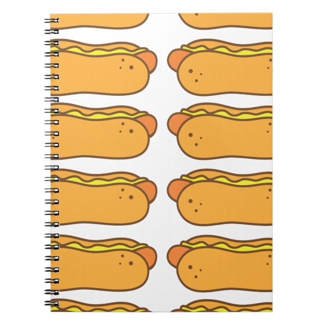 Carnet Hot dog sur un petit pain (Devant)