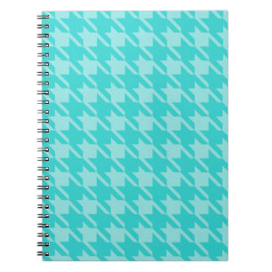 Carnet Houndstooth Turquoise