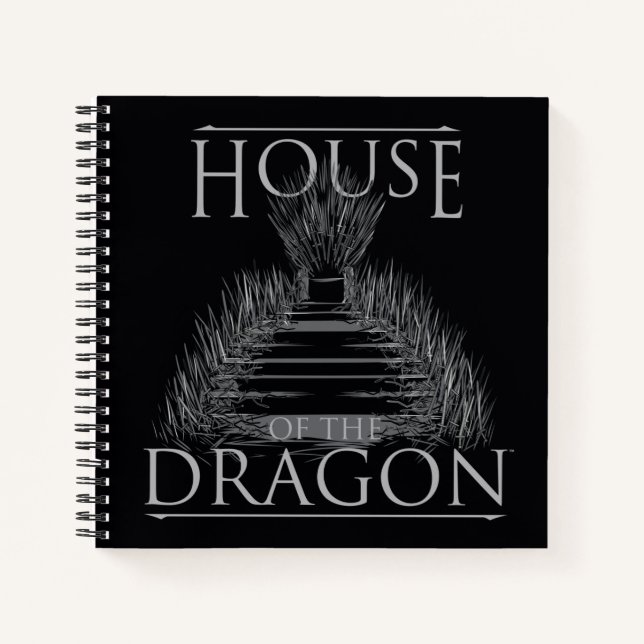 Carnet HOUSE OF THE DRAGON | Iron Throne Graphic (Devant)