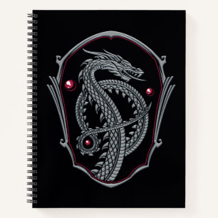 Carnet HOUSE of the Dragon   Silver Dragon Crest
