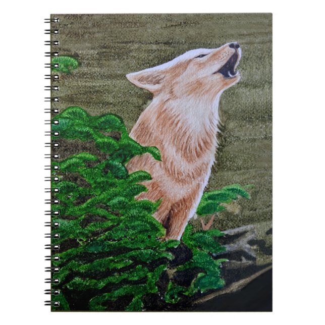 Carnet Howling Coyote (Devant)