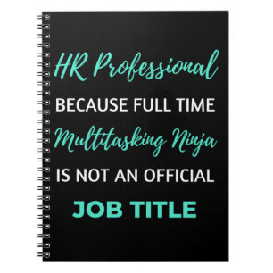 Carnet HR Professionnel Parce Que Multitâche À Temps Plei