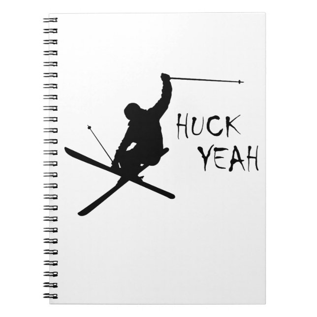 Carnet Huck Ouais (Ski) (Devant)