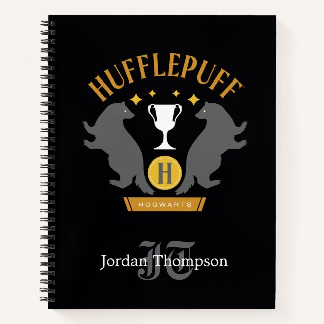 Carnet HUFFLEPUFF™ Badger and Cup House Pride Graphisme (Devant)