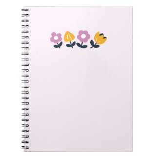 Carnet Hugs d'avril et nez mouillé - partie florale