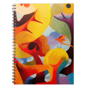 Carnet huile d'art Abstraite et couleur acrylique sur toi