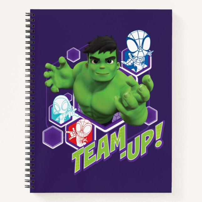 Carnet Hulk & Spidey Équipe "Équipe-Ensemble !" (Devant)