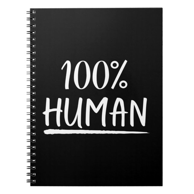 Carnet Humanité 100% humain (Devant)
