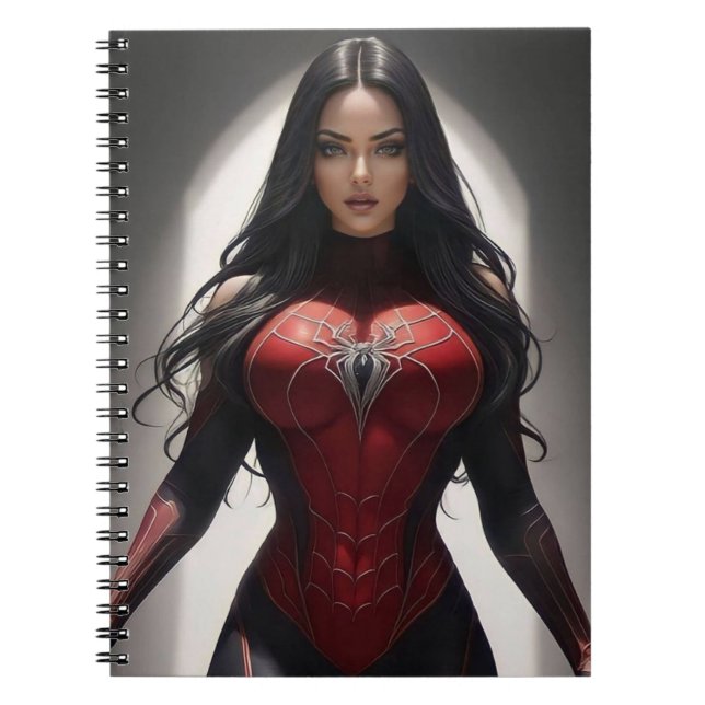 carnet humoristique pour femmes d'araignée n°1 (Devant)