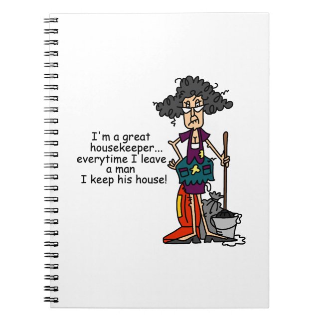 Carnet Humour de femme de charge (Devant)