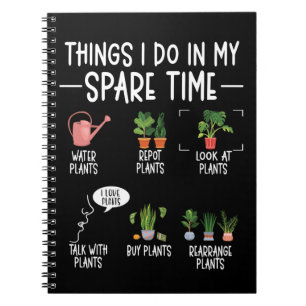 Carnet Humour jardiner Plante Whisperer Fleurs
