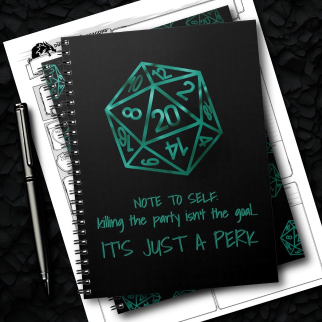 Carnet Humour RPG DM | Emerald Killing le parti est un pe (Créateur téléchargé)