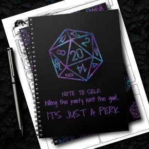 Carnet Humour RPG DM Nebula Tuer le parti est un perk