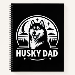 Carnet Husky Dad Gift Chien Propriétaire Sibérien Huskies