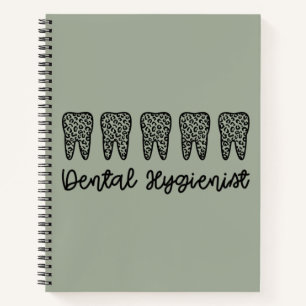 Carnet Hygiéniste dentaire   RDH Dentist Léopard dents 