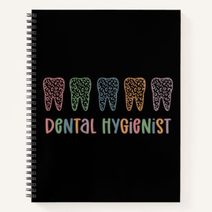 Carnet Hygiéniste dentaire   RDH Dentist Léopards cadeaux