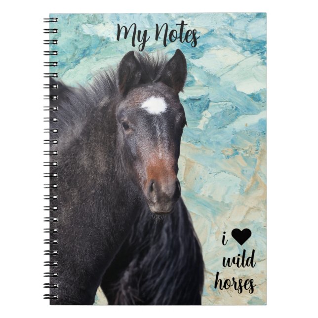 Carnet I ♥ Chevaux sauvages (Devant)