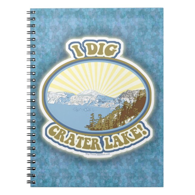 Carnet I Dig Crater Lake Oregon Tourisme (Devant)