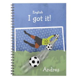 Carnet I got it! Personalized Soccer Goalkeeper English