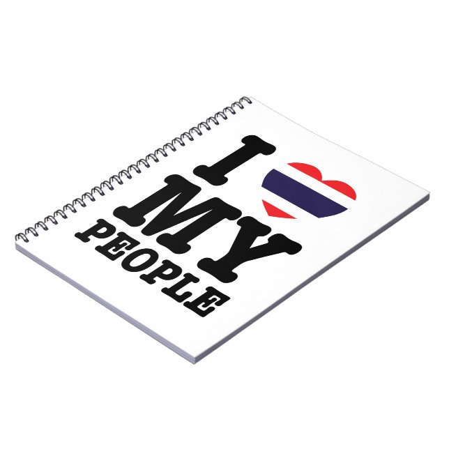 Carnet I Heart (Love) My Thai People (Côté gauche)