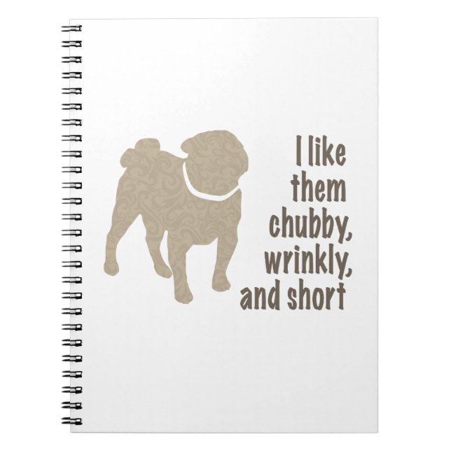 Carnet I Like Them Chubby, Wrinkly et Short - Carlin (Devant)