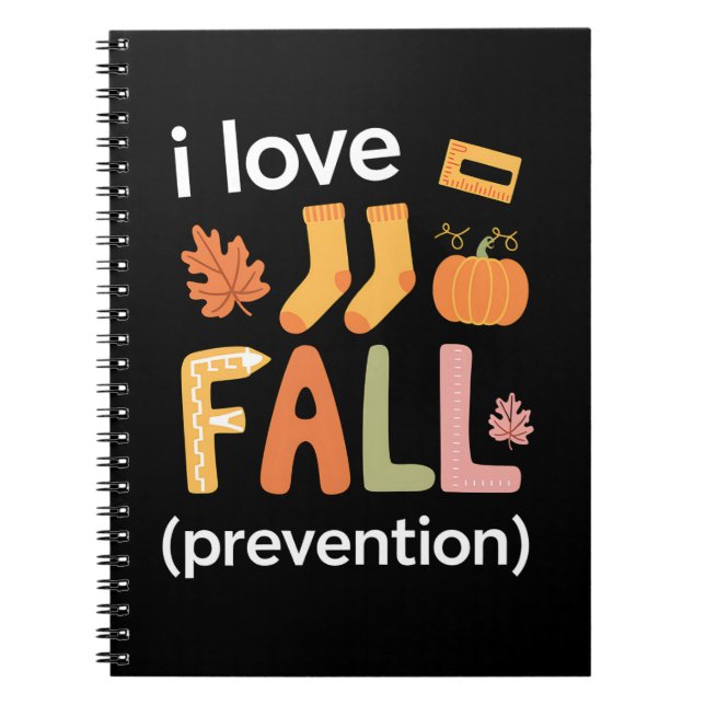 Carnet I Love Fall Prevention (Devant)