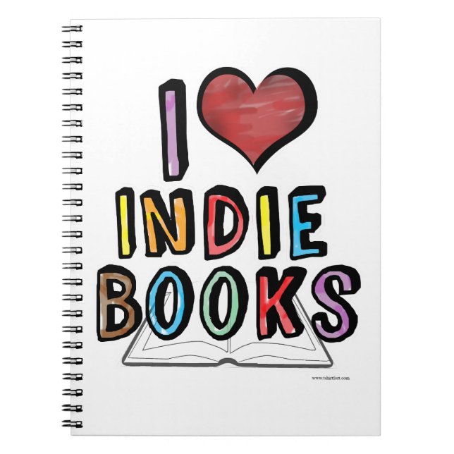 Carnet I Love Indie Books Cool Auteurs Design (Devant)
