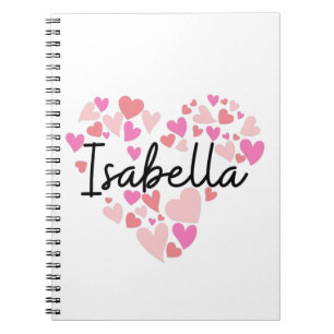 Carnet I love Isabella