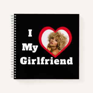 Carnet I Love My Girlfriend Base Photo personnalisée