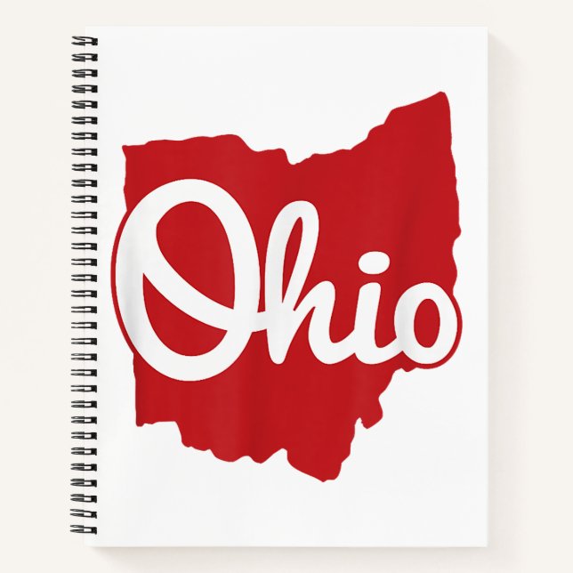 Carnet I love My Ohio Home Script Ohio (Devant)