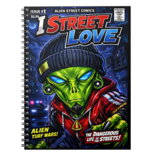 Carnet I Street Love – Urban Alien Comic Cover Art
