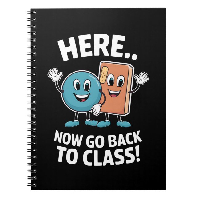 Carnet Ici Maintenant Retournez En Classe Infirmière Scol (Devant)