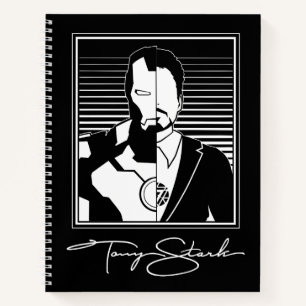 Carnet Icône de signature Iron Man Tony Stark