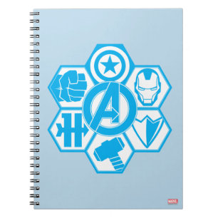 Carnet Icône du badge Avengers Assemble