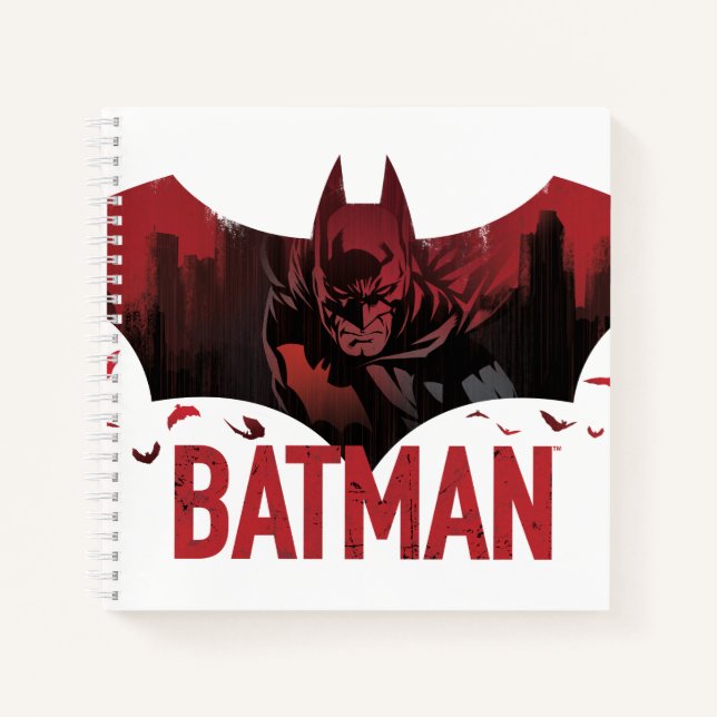 Carnet Icône gotham de Batman Crimson (Devant)