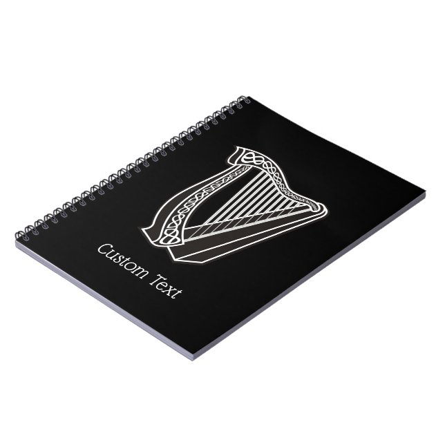 Carnet Icône Harpe (Côté gauche)