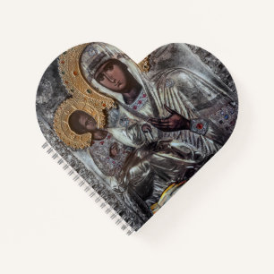 Carnet Icône religieuse de la Vierge Marie à trois mains