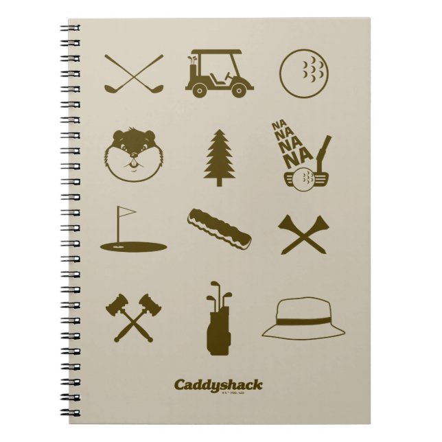 Carnet Icônes Caddyshack (Devant)