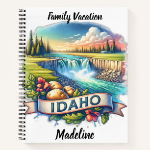 Carnet Idaho avec cascades