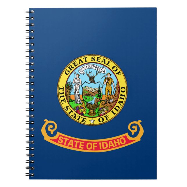 Carnet Idaho State Flag (Devant)