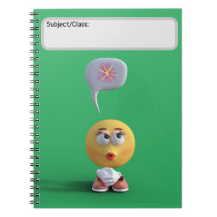 carnet "Idea Emoji" (Vert)