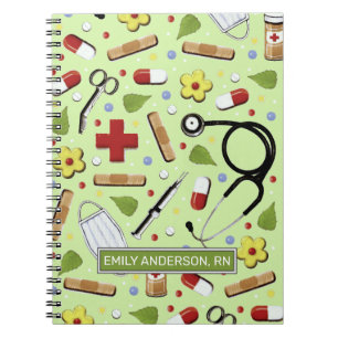 Carnet Idée cadeau infirmière personnalisée