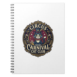 Carnet Idée cadeau pour papa de chat de carnaval du cirqu