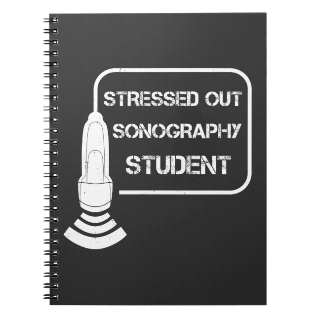 Carnet Idée de cadeau de technicien d'ultrason de (Devant)