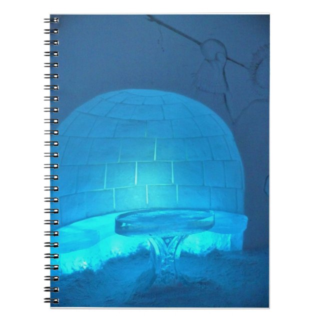 Carnet Igloo room at Hotel de Glace, Québec, Canada (Devant)