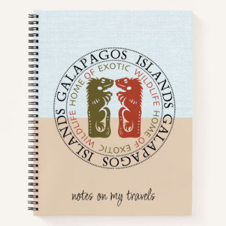 Carnet Iguanas Galapagos Îles Vacances voyage