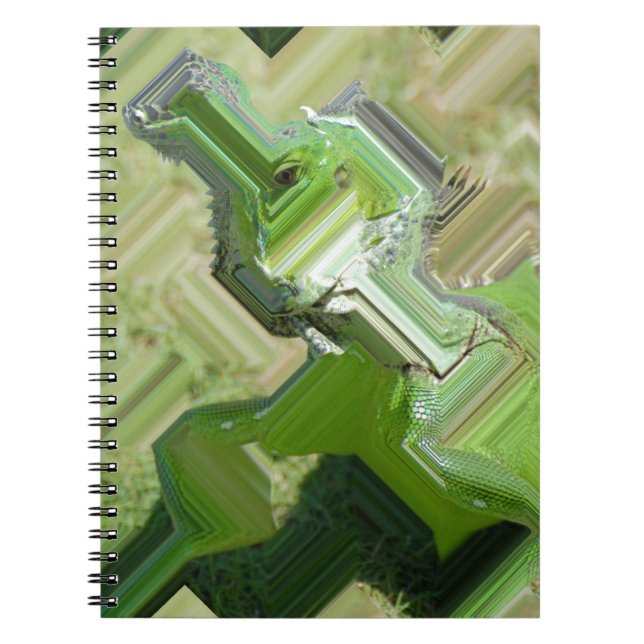 Carnet Iguane vert (Devant)