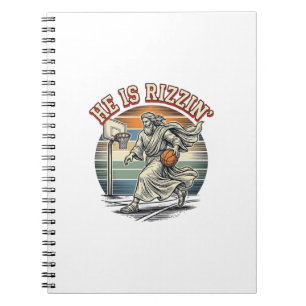 Carnet Il est Rizzin Vintage Basketball Religious T-Shirt