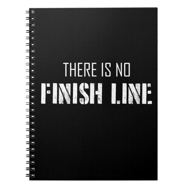 Carnet Il N'Y A Pas De Ligne De Fin (Devant)