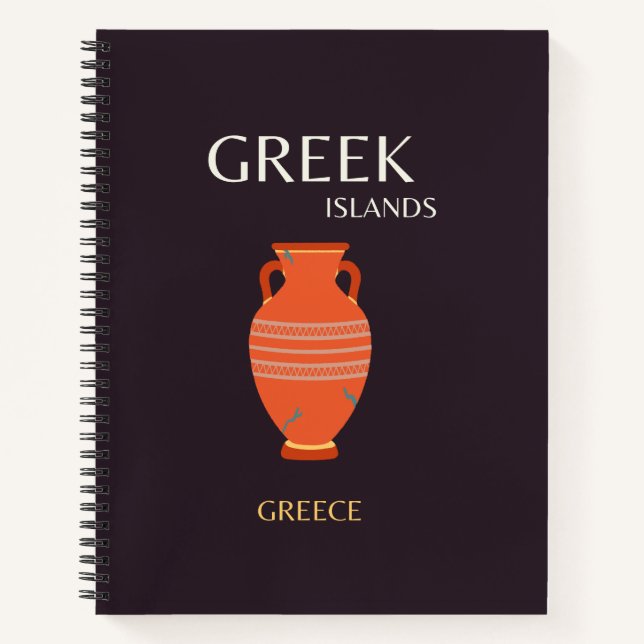 Carnet Îles grecques, Grèce, Voyage, Preppy (Devant)